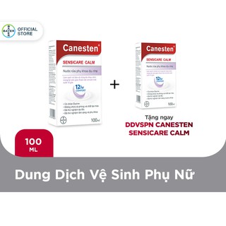 Dung dịch vệ sinh phụ nữ Canesten Sensicare Calm 100ml/chai - Tặng 1 chai cùng loại