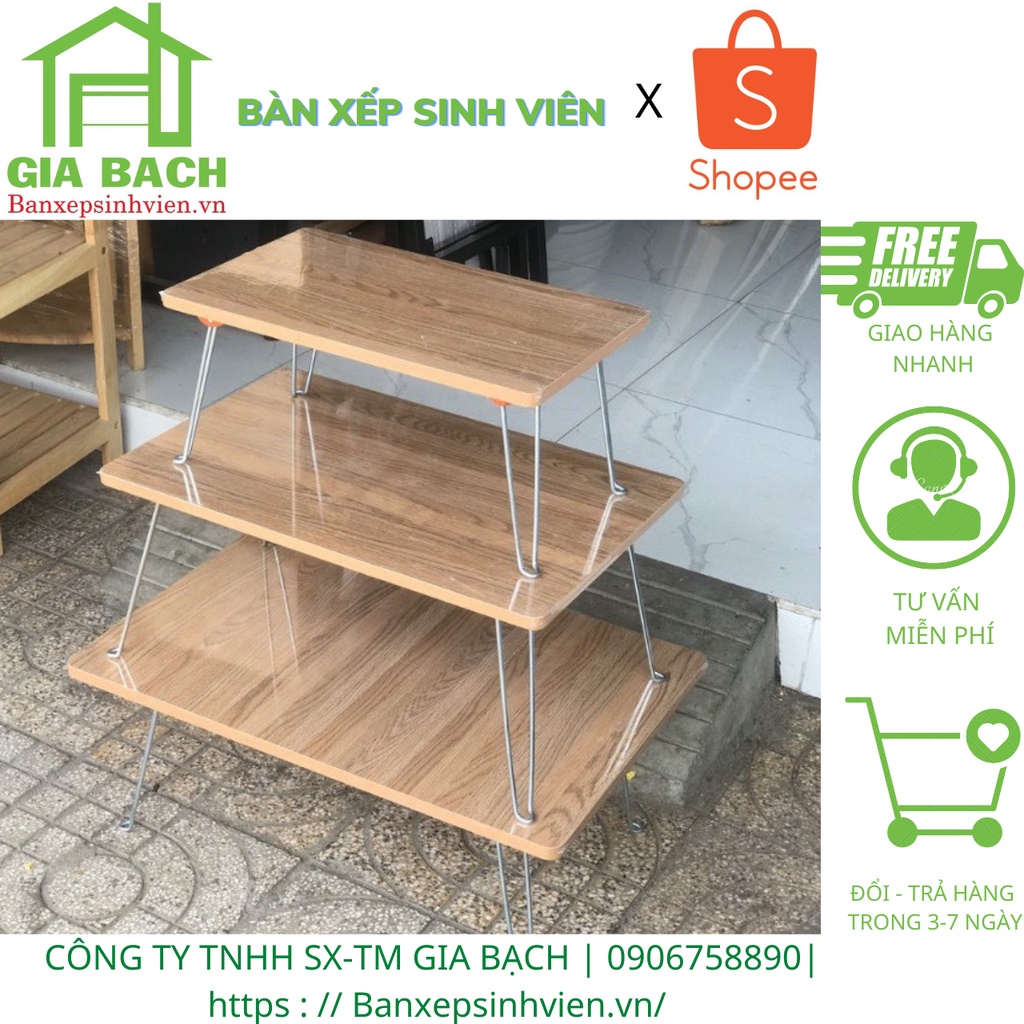 Bàn Học Sinh, Sinh Viên gấp xếp thông minh