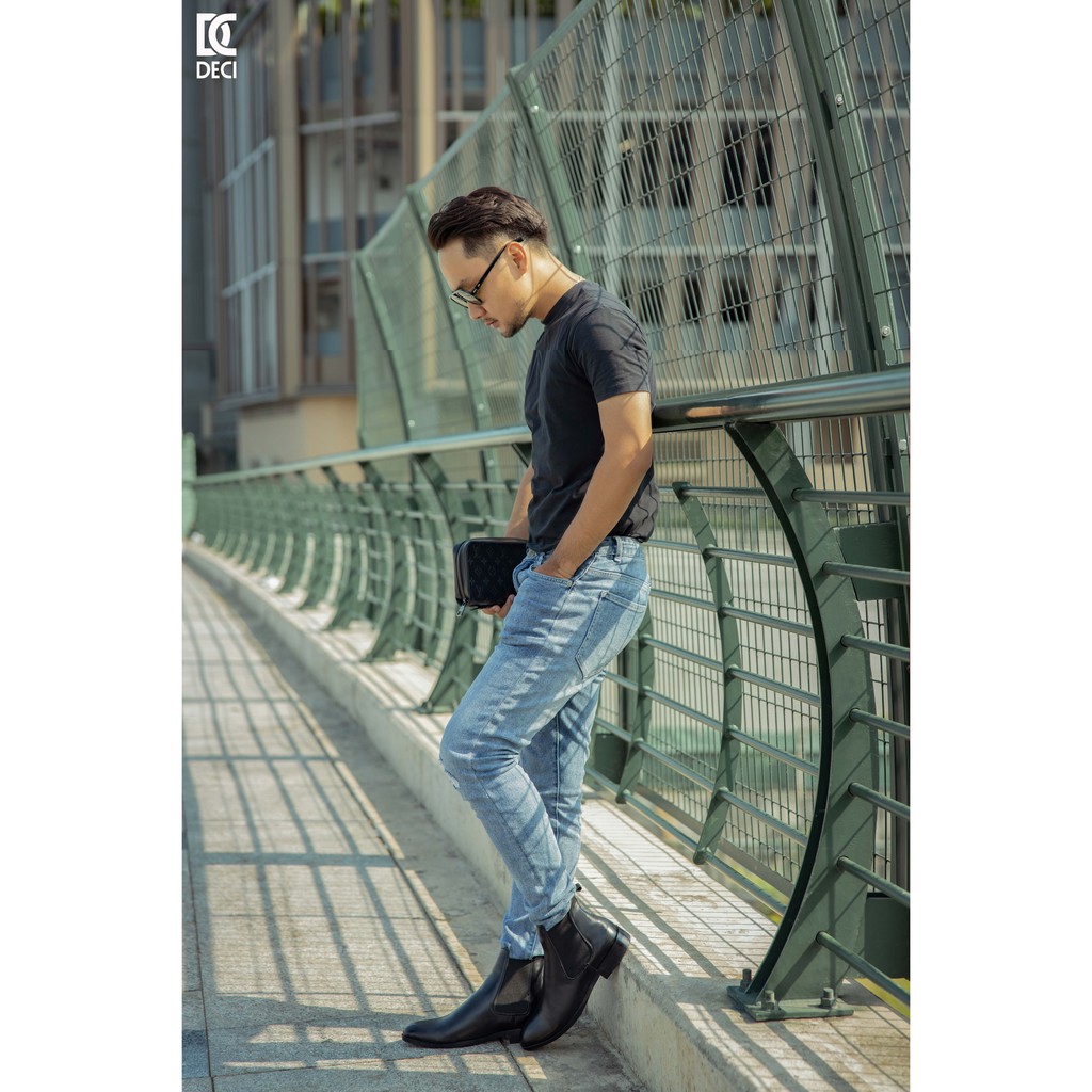 [Mã LTNP200 giảm 200K đơn 699K] Giày chelsea boot DECI bốt da bò 100% | BigBuy360 - bigbuy360.vn