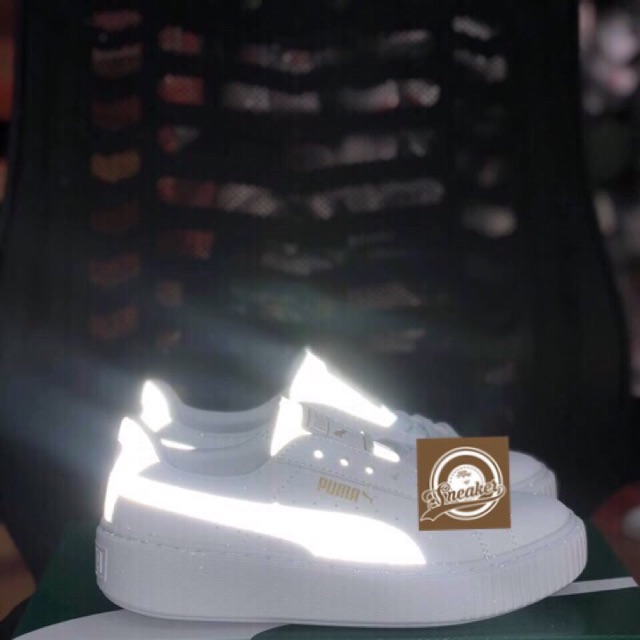 Giầy PUMA vạch phản quang thời trang, thể thao nam nữ dạo phố ! ,, . ,, .