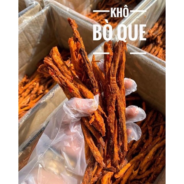 Khô bò que hũ 300gr, Đồ ăn vặt Sài Gòn