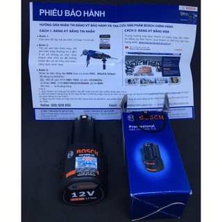 Pin Bosch 12V-2.0Ah 1600A00F6X