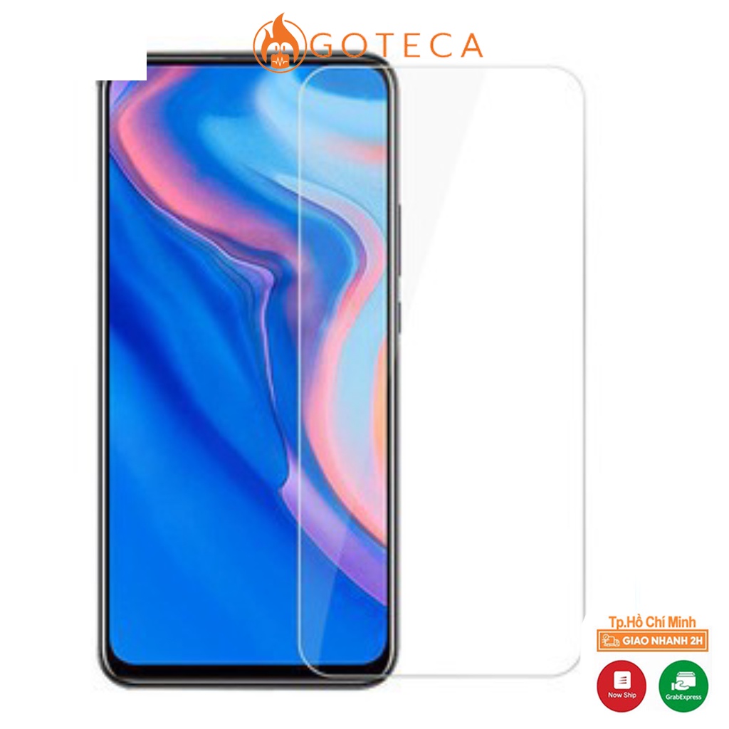 Kính cường lực Huawei Y9 Prime -Trong suốt - kfull màn hình có hộp - 9H ( tặng 2 miếng lau màn hình )
