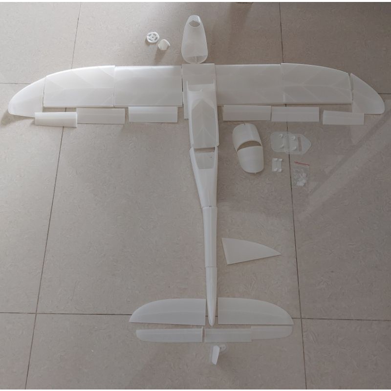 Bộ vỏ kit máy bay cánh bằng Eclipson model A