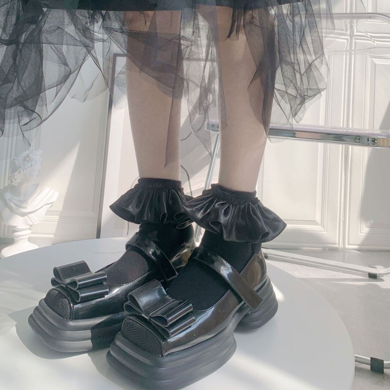 Vớ Lolita Nhún Bèo Ngọt Ngào Dễ Thương Thoải Mái Dùng Hóa Trang Công Chúa Ngọt Ngào Cho Bé Gái