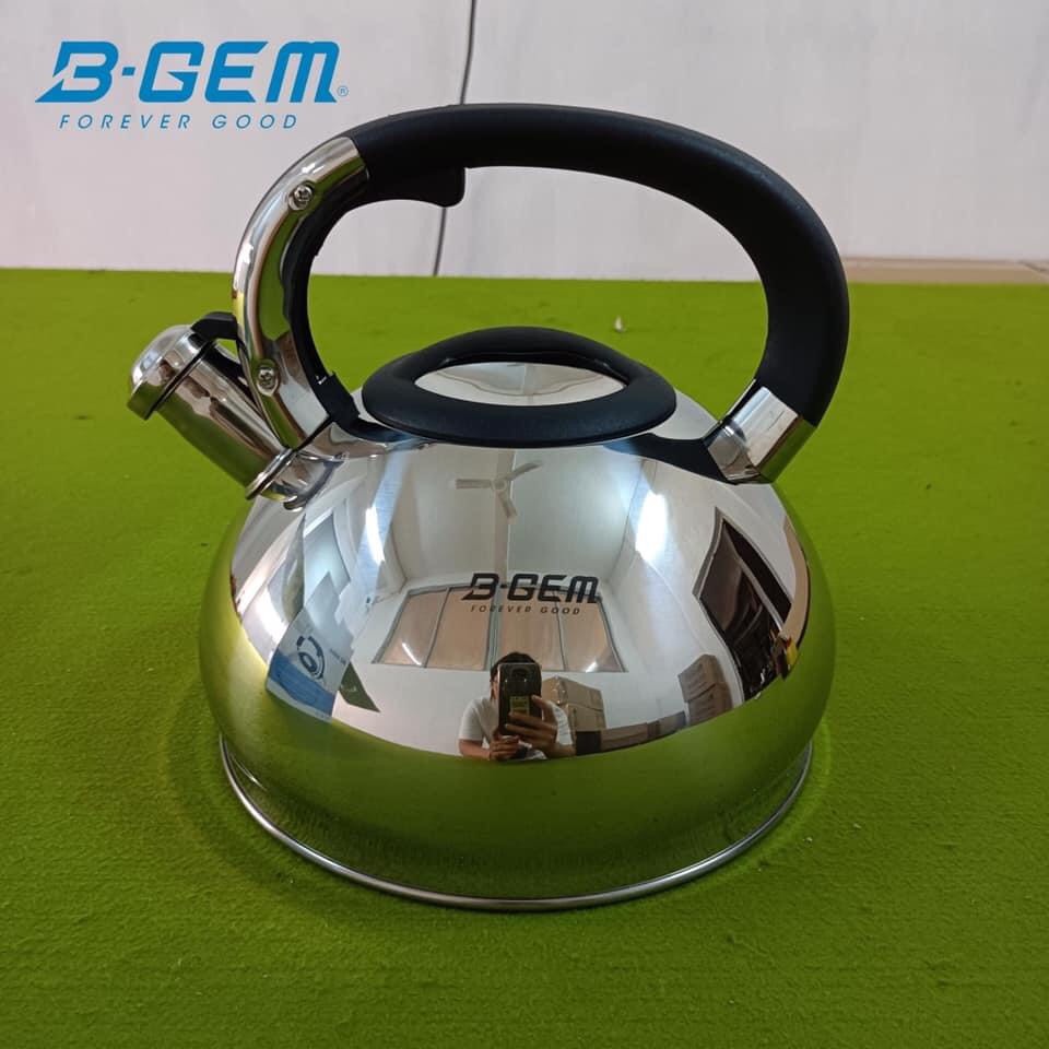 Ấm đun nước 3L dùng cho bếp từ , bếp gas ,bếp hồng ngoại , inox cao cấp sáng bóng