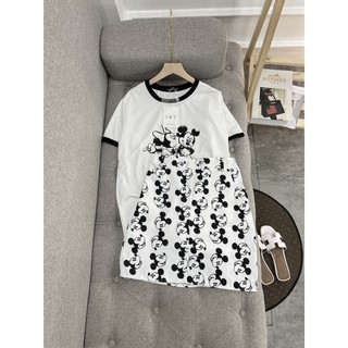Set áo phông + chân váy kaki