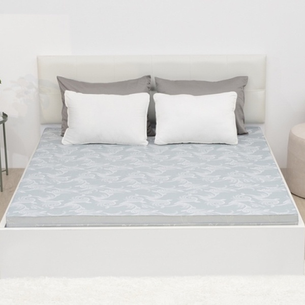 [Hàng chính hãng - có bảo hành] Đệm Sông Hồng bông ép tinh khiết vải gấm 160x200x15