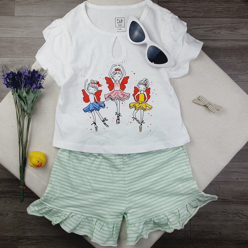 Bộ Cotton Bé Gái 10-25kg, Bộ Quần Áo Bé Gái Cotton