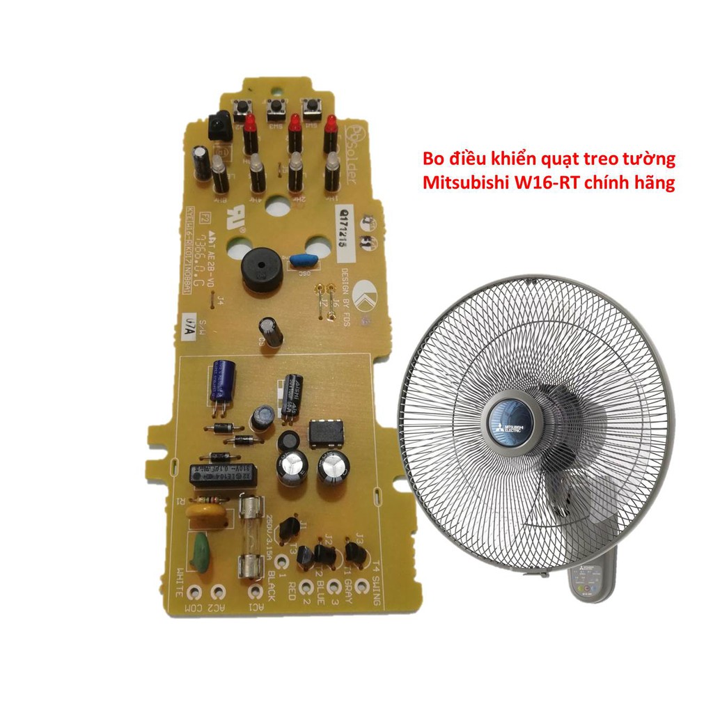 Bo mạch điều khiển quạt treo tường Mitsubishi W16-RT