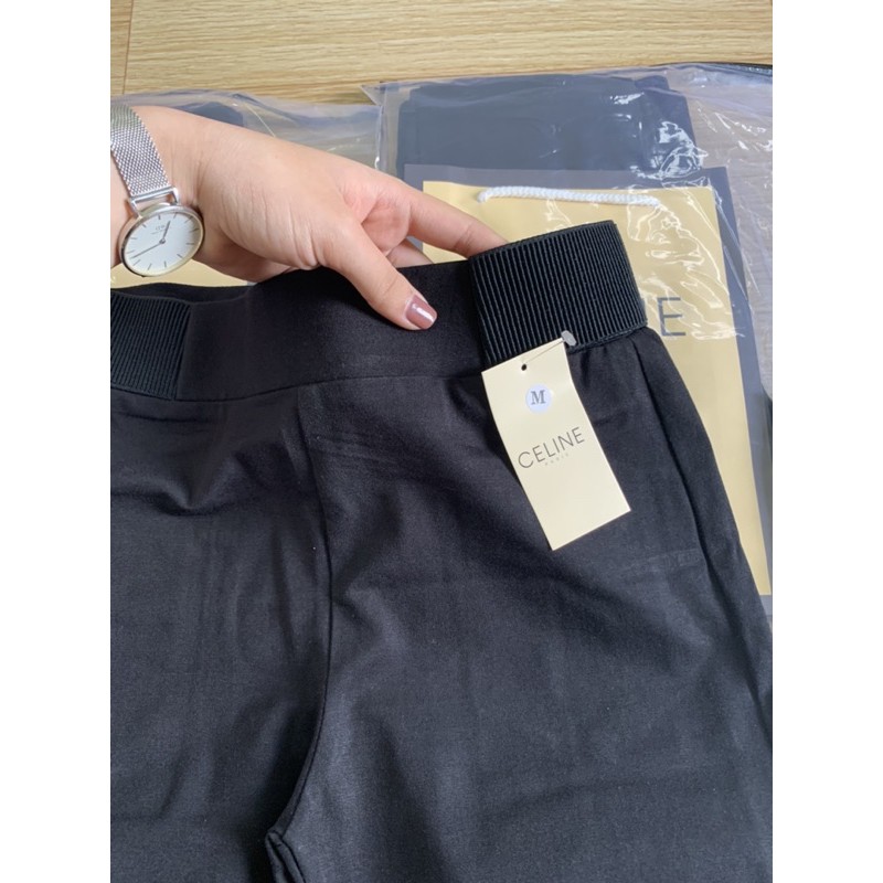 Quần Legging Cạp Cao Phối Chun [ Kèm Túi Giấy | BigBuy360 - bigbuy360.vn