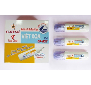 COMBO 2 BÚT XOÁ NƯỚC CP-027 (12ml)
