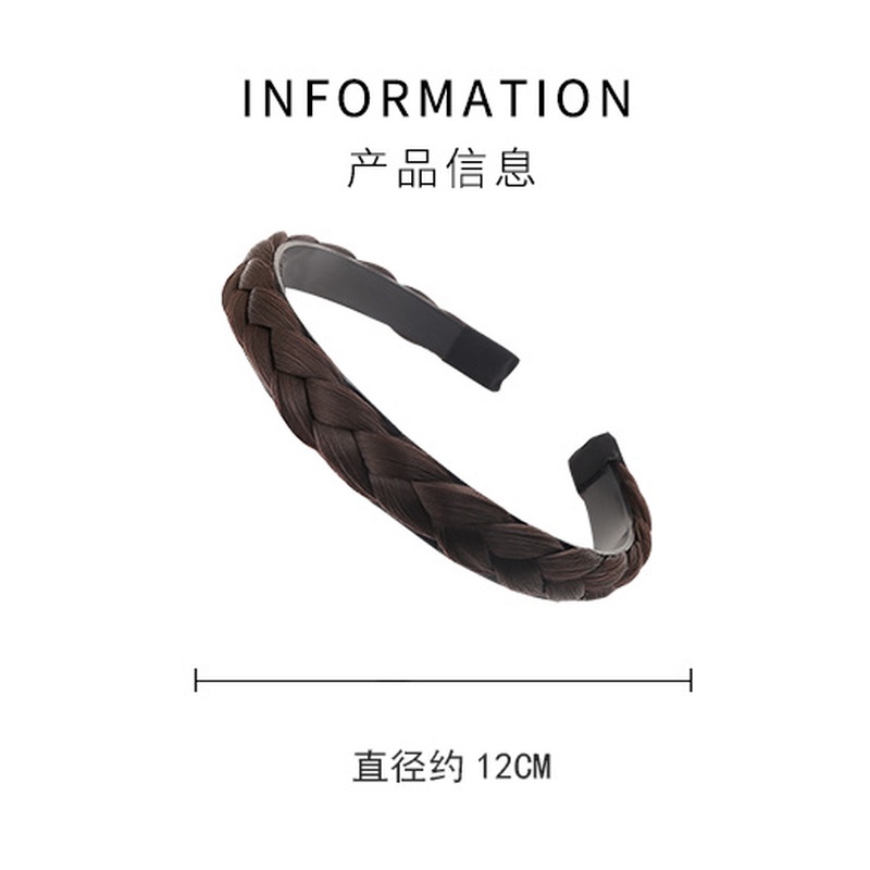 Cài tóc kiểu tóc giả thắt bím thời trang Hàn Quốc