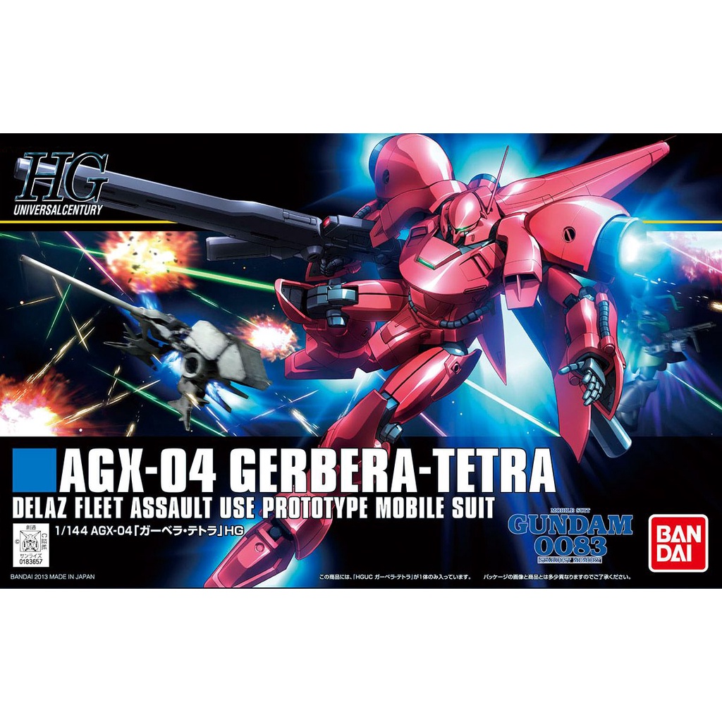 Mô hình Gundam Bandai HGUC 159 AGX-04 Gerbera Tetra 1/144 Gundam 0083 [GDB] [BHG]