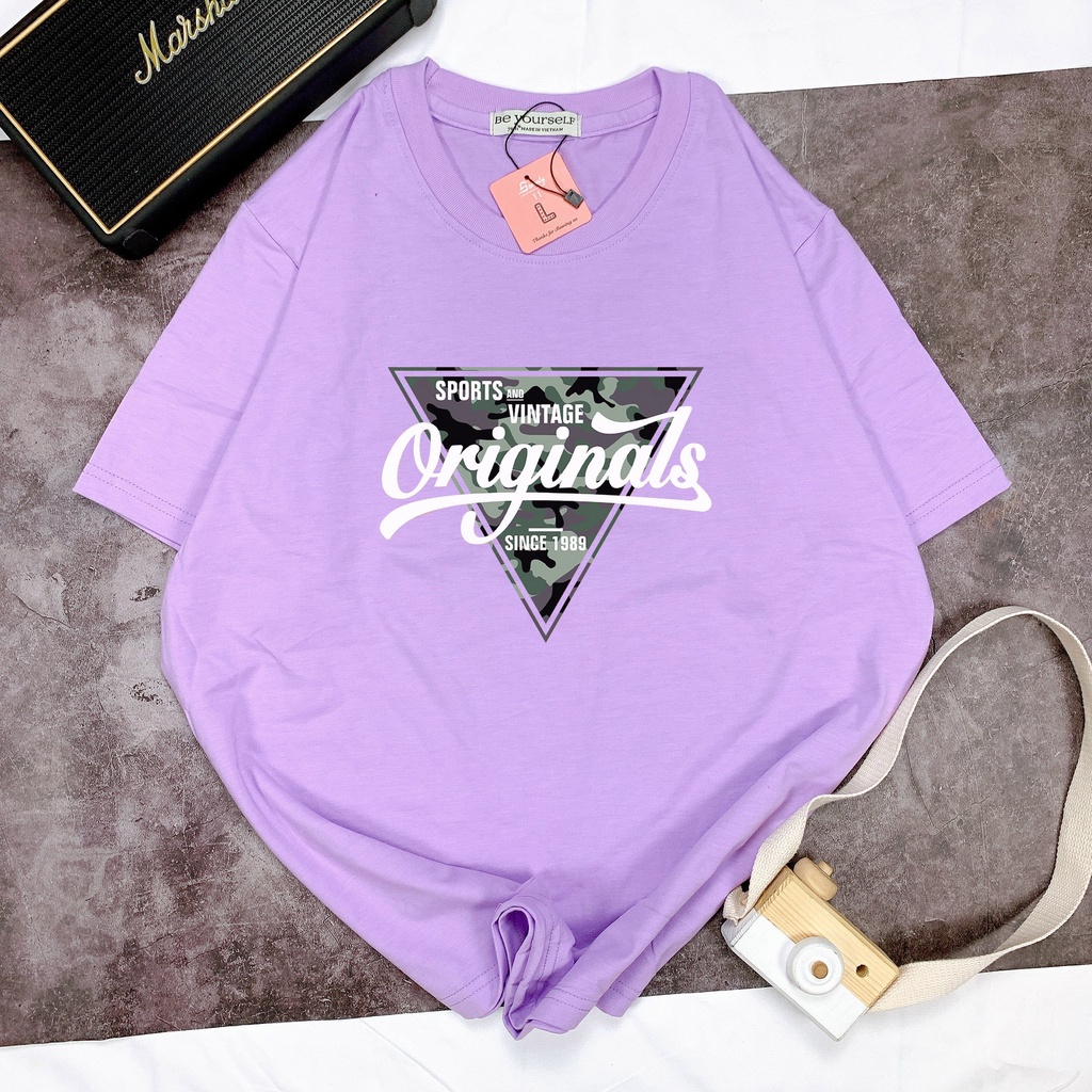 Áo thun tay ngắn unisex Be Yourself - TAM GIÁC ORIGINAL