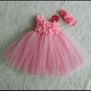 Váy tutu kèm băng đô các size cho bé từ 3kg (nhiều màu ib)