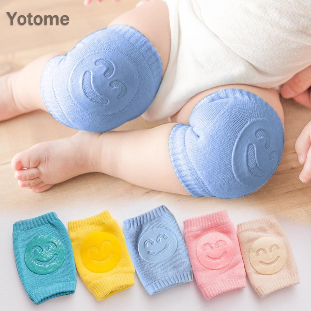 1 Cặp Vớ Cotton Bảo Vệ Đầu Gối Cho Bé Tập Bò