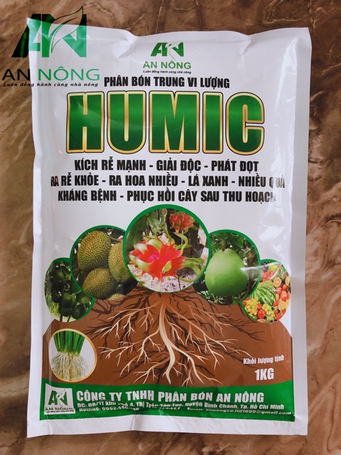 Humic An Nông - Phân Bón Trung Vi Lượng