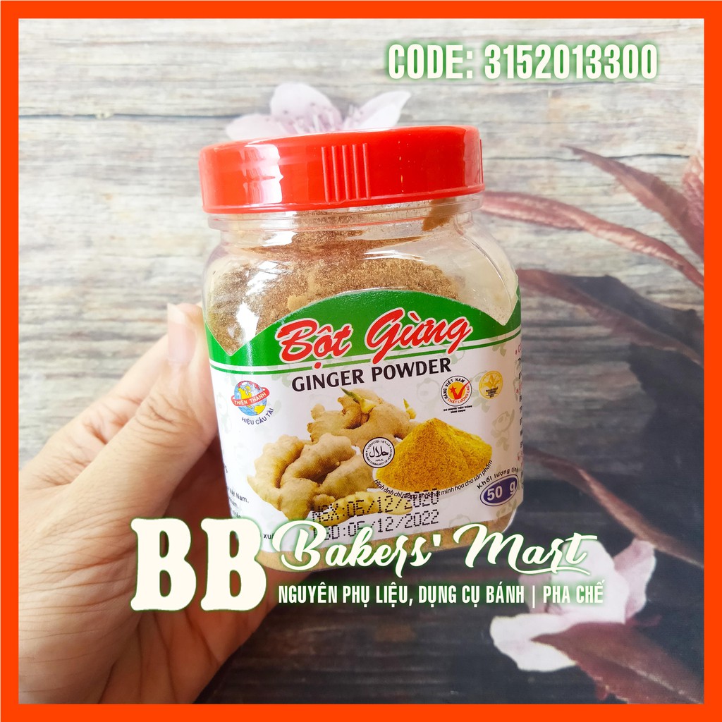💥 FREESHIP 💥 Bột GỪNG Thiên Thành - Hủ 50gr