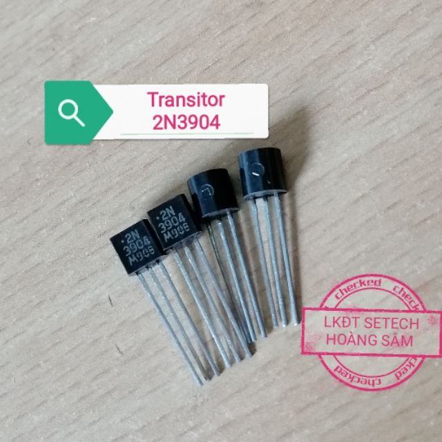 10 con Transistor chân cắm TO-92 các mã : 2N3904; 2N3906; A1015; C1815; C945; A42; A92; A1013; C2383