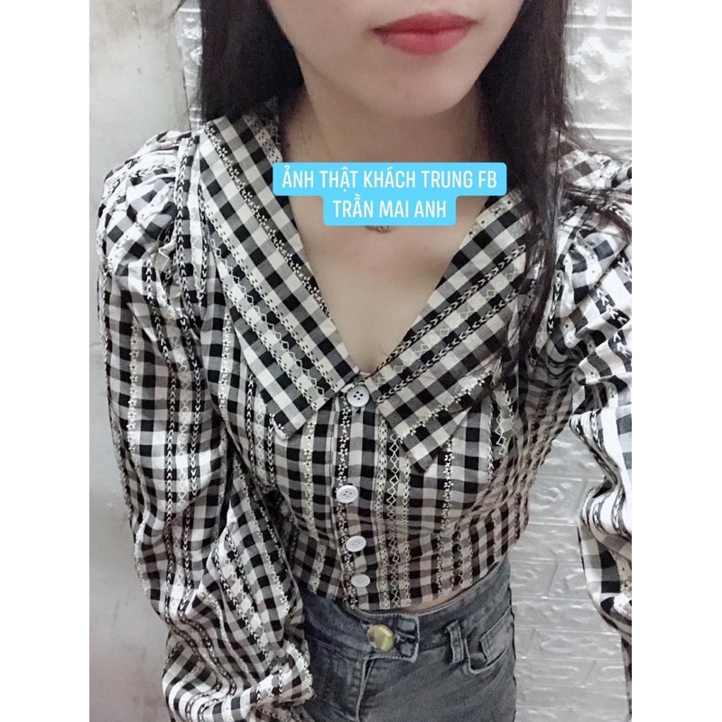 Áo Croptp Kẻ Sọc Siêu Xinh | BigBuy360 - bigbuy360.vn