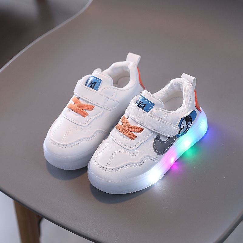 Giày Thể Thao Gắn Đèn Led Thời Trang Mùa Thu Dành Cho Trẻ Em 2022