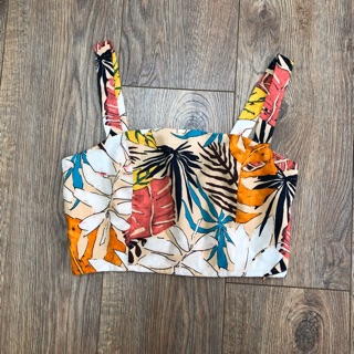Áo Croptop hoa lá F21