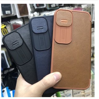 Bao da iPhone 13/ 13 Pro/ 13 Pro Max hiệu Nillkin Qin (Hàng chính hãng)