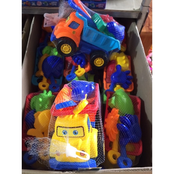 Đồ chơi cát - Xe tải chơi cát size to 30cm Hàng Việt Nam