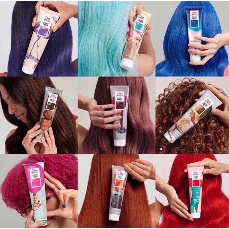 Mặt Nạ Dưỡng Bổ Sung Hạt Màu Wella Color Fresh Mask  tuýp 150ml