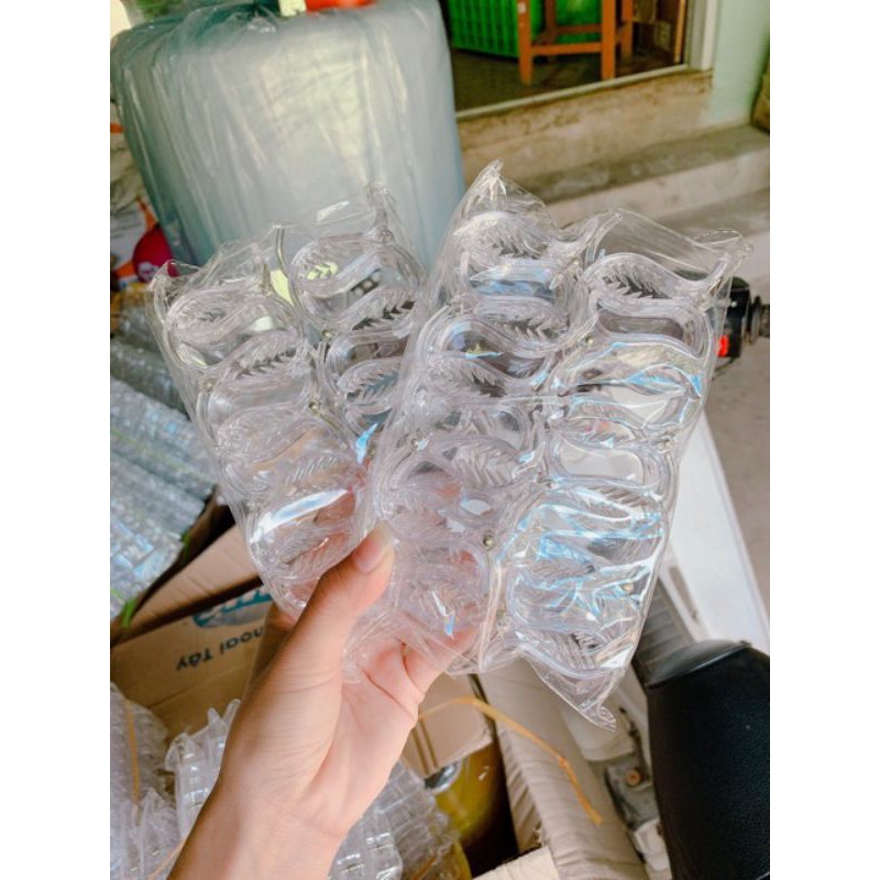 Sỉ 12 kẹp càng cua 3 răng, 5 răng trong suốt