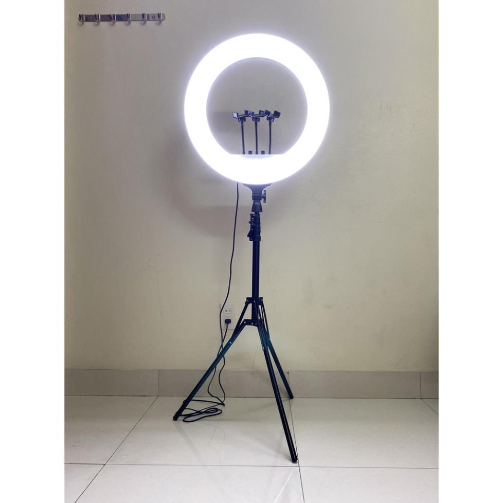 Đèn livestream 26 30 33 36cm và chân 2m1 hỗ trợ chụp ảnh, bán hàng