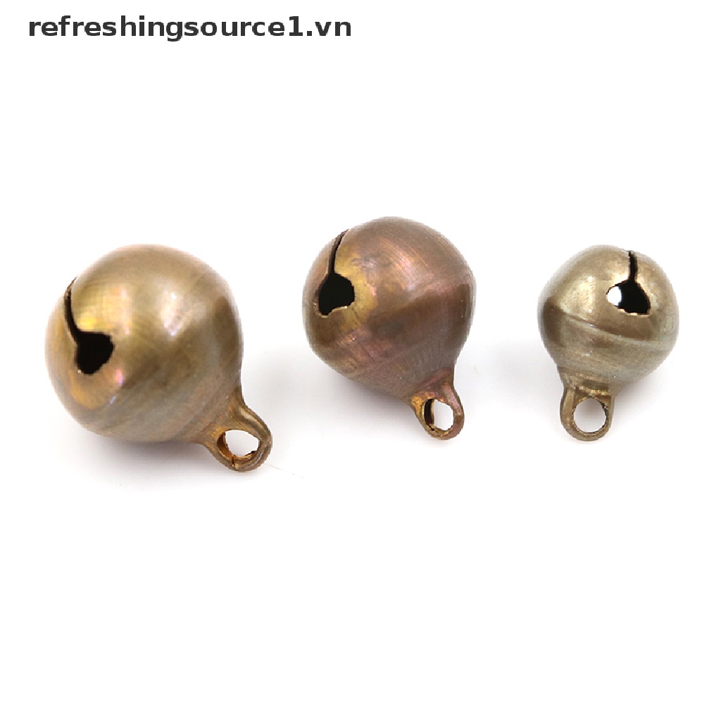 Set 10 chuông kim loại đồng 1.vn trang trí cây thông giáng sinh