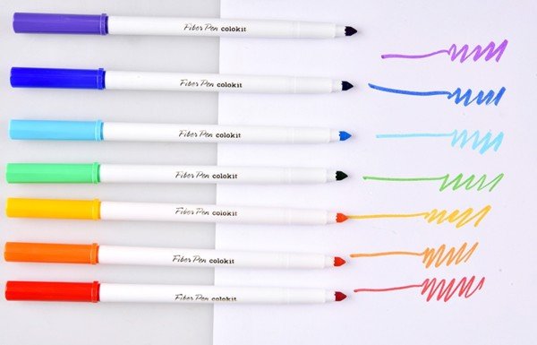 Bút fiber pen 20 màu, Bút lông màu Fiber Pen Colokit FP-C03