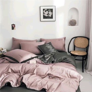 Bộ Chăn Ga GỐI LỤA TENCEL SUMOI Phối Màu