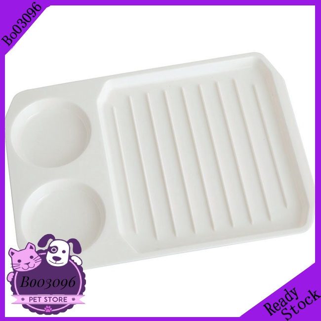 Microwave Oven Rectangular Plastic White Bacon Steamed Egg Dish Tray Kitchen Tool Breakfast