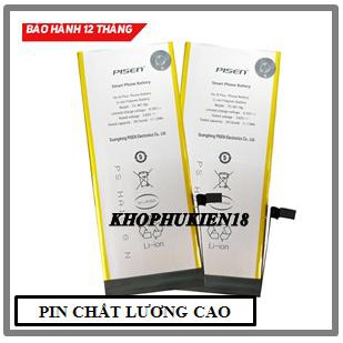 Pin iPhone 6 Chính hãng Pisen / Chất lượng cao [BH TOÀN QUỐC 12T]