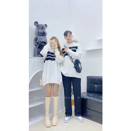 Áo Len kẻ ( ảnh thật shop chụp ) | BigBuy360 - bigbuy360.vn