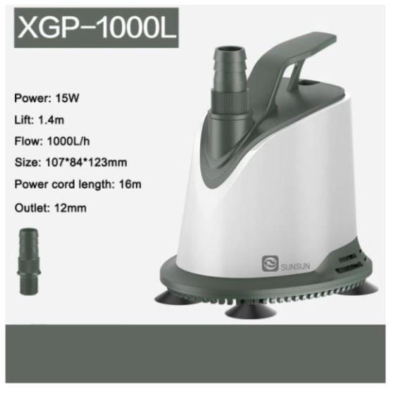 Máy Bơm Chìm Hút Đáy 360 Độ Atman Happy Pro  15W 20W 40W 60W 90W - Hút Cặn Đáy Siêu Êm, Tiết Kiệm Điện Cho Hồ Cá, Bể Cá