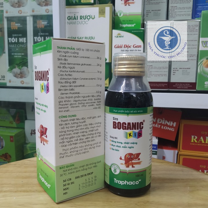 Siro Boganic Kid - Lọ 100ml