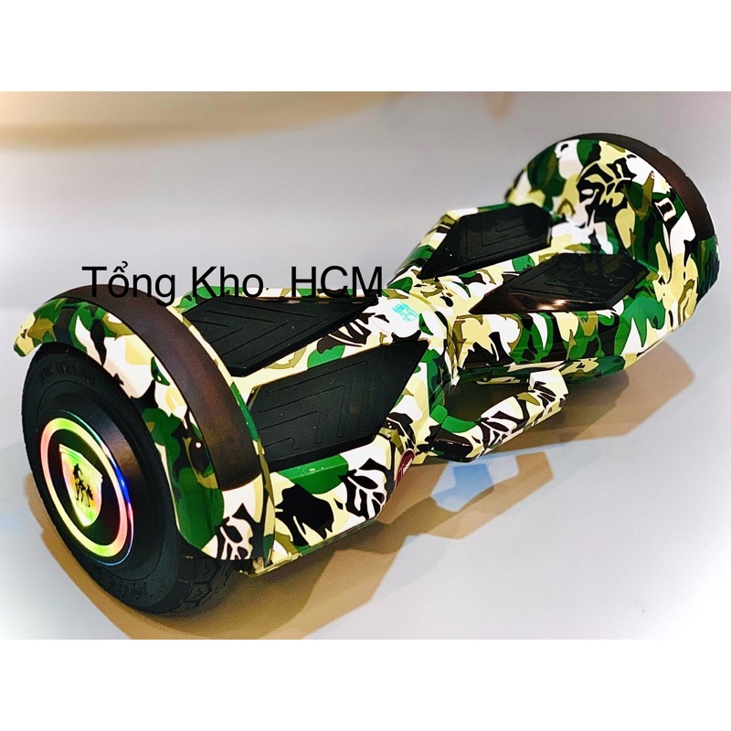 Xe Điện Cân Bằng 8 inch- Hai Bánh Lớn-  Đồ Chơi Trẻ Em- Phát nhạc Bluetooth- Có Đèn Led
