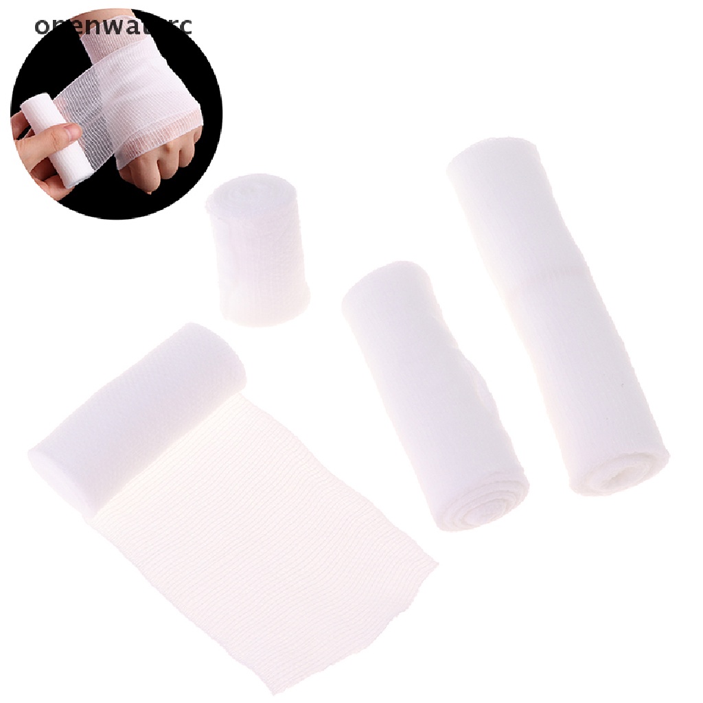 Openwaterc 4 Cuộn Băng Cứu Thương Y Tế Sơ Cứu Bằng Cotton Đàn Hồi Chăm Sóc Sức Khỏe