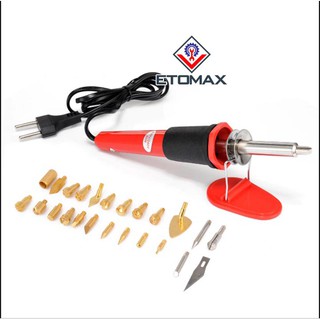 ( SALE ) Bút lửa nhiệt trạm trổ vẽ tranh trên gỗ 26 in 1
