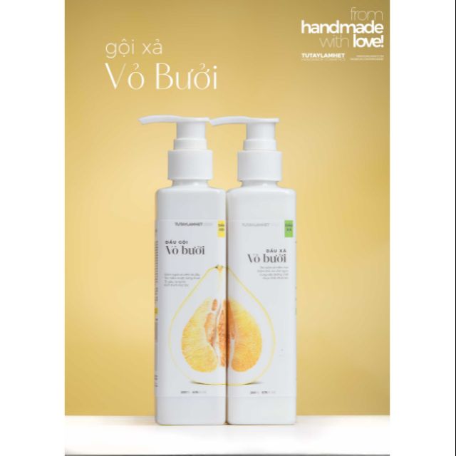 GỘI XẢ VỎ BƯỞI - TUTAYLAMHET