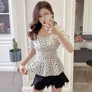 Áo sơ mi nữ dáng lửng nhỏ xinh
