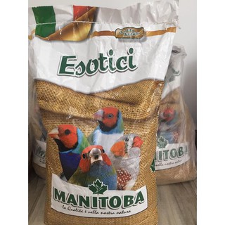 Thức ăn/ hạt trộn cho chim manh manh, 7 màu, bạc má, sắc nhật,.... hàng manitoba xuất xứ ý 1kg