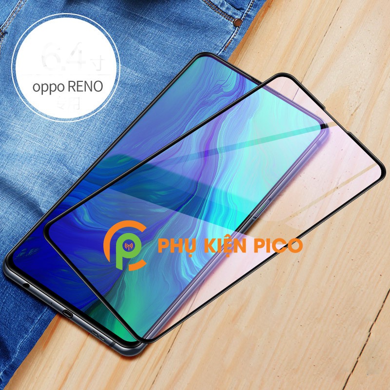 Kính cường lực Oppo Reno 2F / Oppo Reno 3 full màn hình viền đen siêu mỏng độ cứng 9H - Dán màn hình Oppo Reno 2F