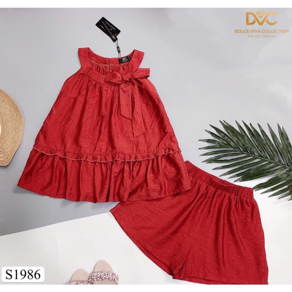 [VTK]  Set áo babydoll cổ tròn mix quần sang chảnh S1986_Mie Design [kèm ảnh thật] | BigBuy360 - bigbuy360.vn