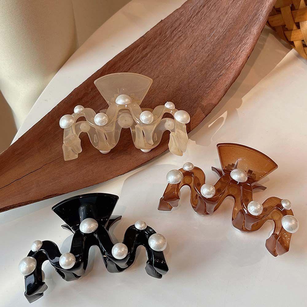 Kẹp Tóc Hình Cá Mập Bằng Acrylic Dễ Phối Đồ VANES1