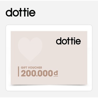 Phiếu quà tặng trị giá 200k tại thương hiệu thời trang DOTTIE